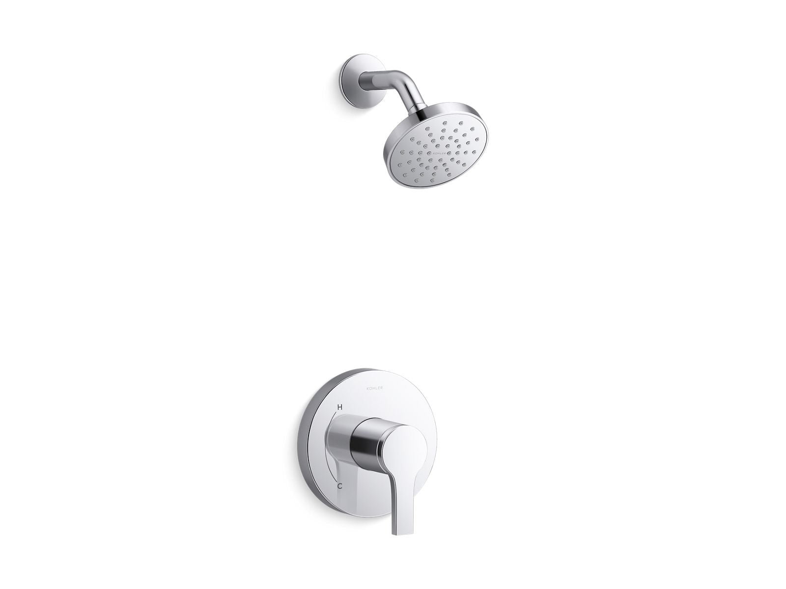 KOHLER Elate Rite-Temp shower trim kit, 1.5 gpm
