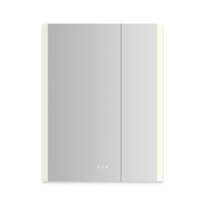 Robern AiO Reserve Cabinet, 30" x 40" x 4", Edge Lit, TUN Lighting, Warm White (2700K) to Cool White (5600K), Dimmable, Interior Lighting, Electrical Outlets, USB Charging Ports