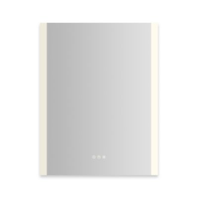 Robern AiO Reserve Cabinet, 24" x 30" x 4", Edge Lit, TUN Lighting, Warm White (2700K) to Cool White (5600K), Dimmable, Interior Lighting, Electrical Outlets, USB Charging Ports, Left Hinge