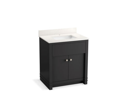 KOHLER Alouette™ 30" bathroom vanity cabinet with sink and quartz top