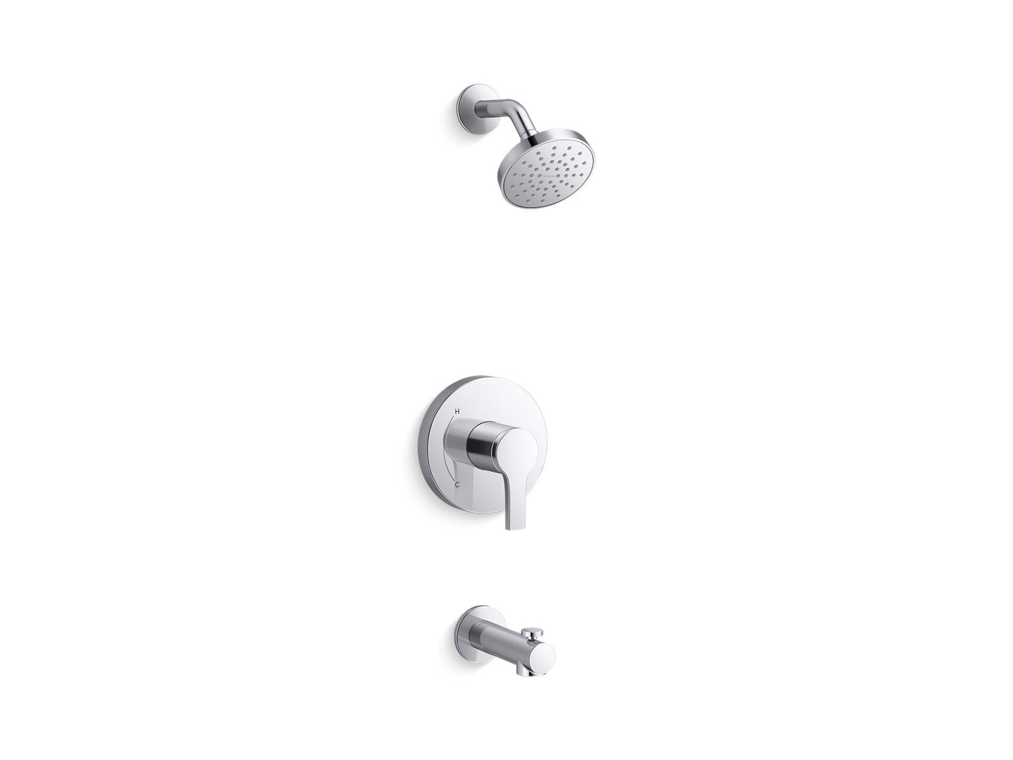 KOHLER Elate Rite-Temp bath and shower trim kit, 1.75 gpm