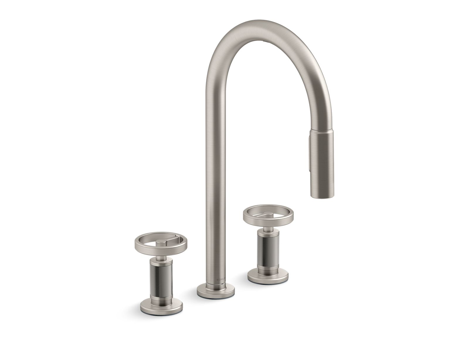 KOHLER Billet™ Pull-down kitchen sink faucet with two-function sprayhead