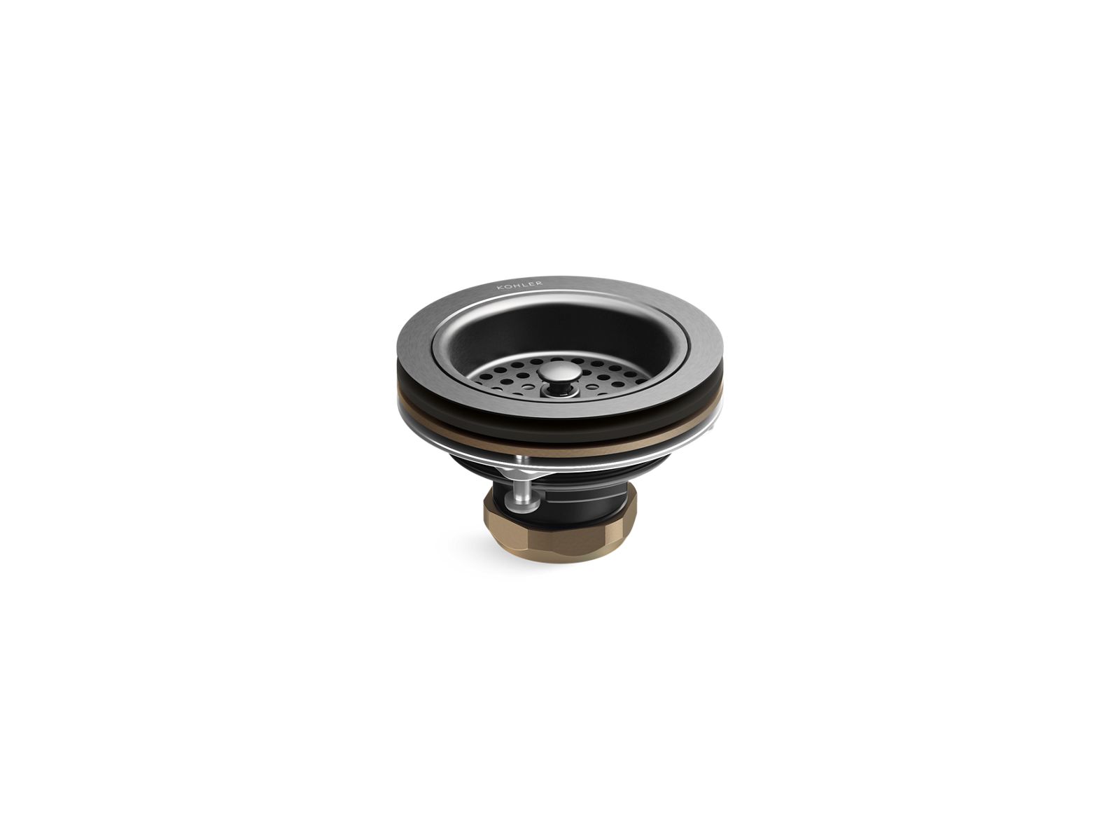 KOHLER Duostrainer Sink drain and strainer basket, less tailpiece