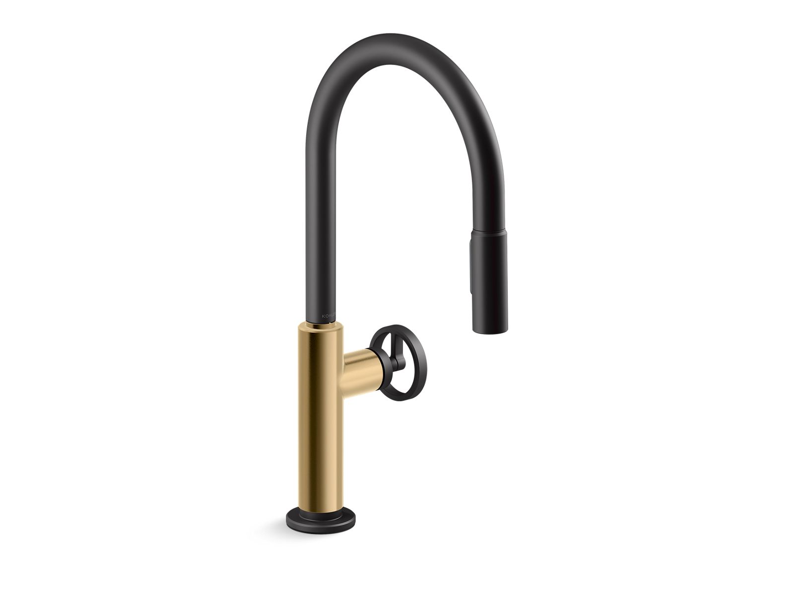 KOHLER Billet™ Touchless pull-down kitchen sink faucet with two-function sprayhead