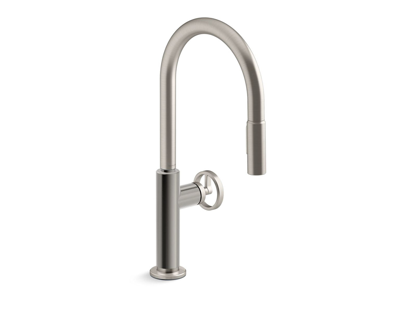 KOHLER Billet™ Touchless pull-down kitchen sink faucet with two-function sprayhead