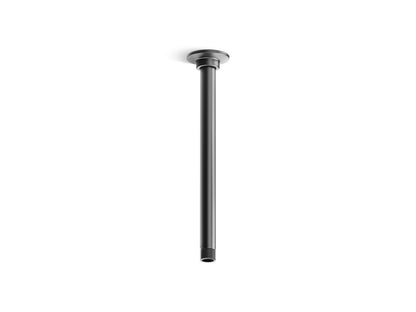 KOHLER 12" ceiling-mount single-function rainhead arm and flange