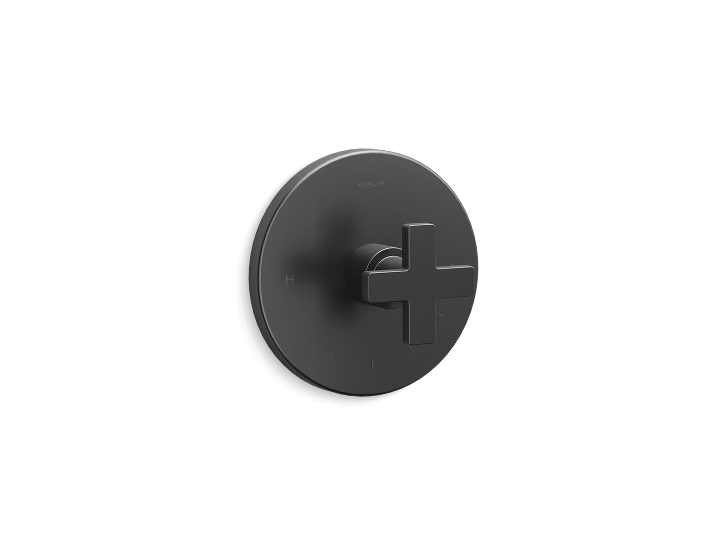 KOHLER Composed MasterShower temperature control valve trim with cross handle