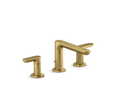 Kallista P34119-LV 002 Widespread Sink Faucet, Low