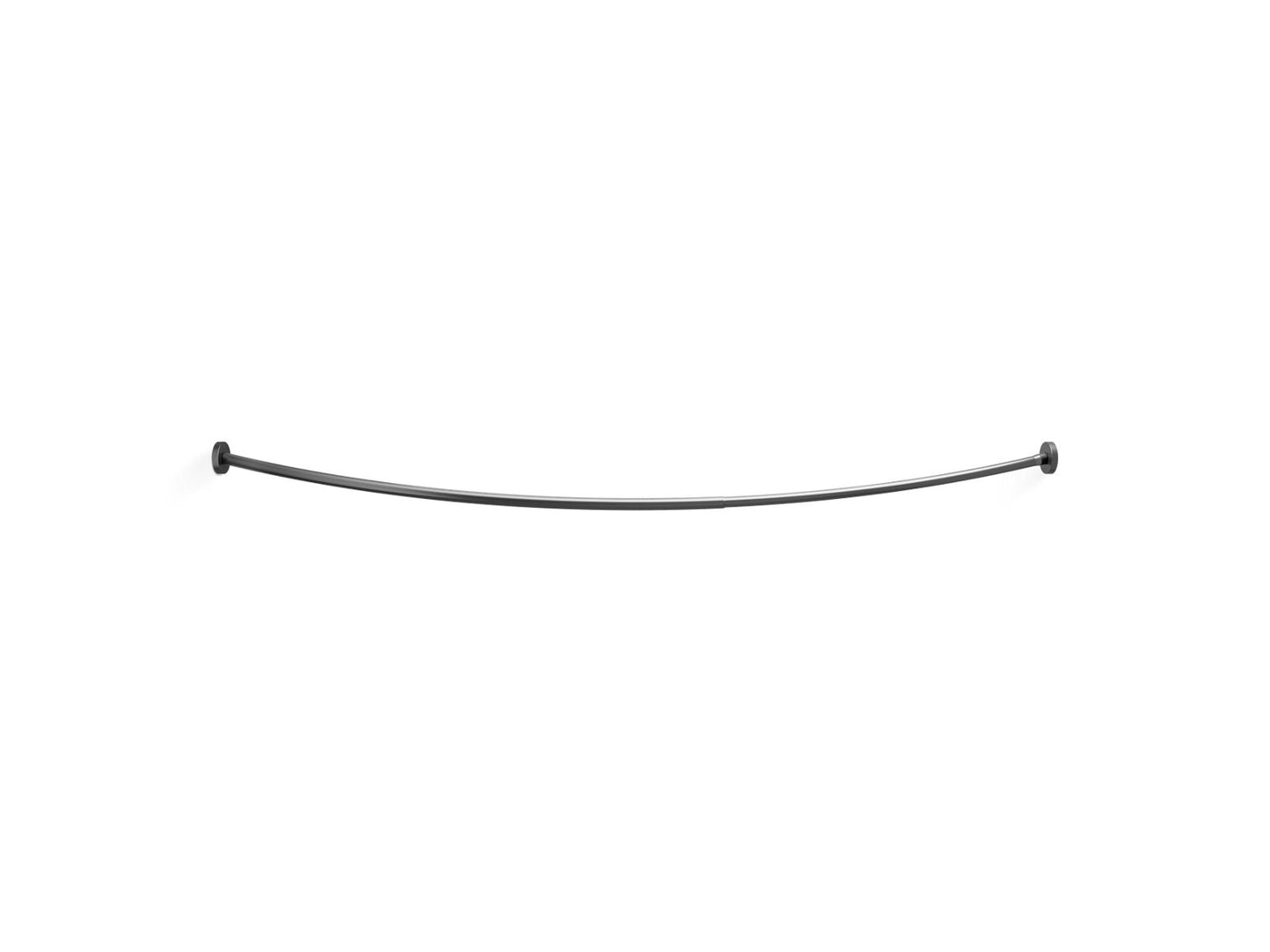KOHLER Expanse Contemporary design curved shower rod