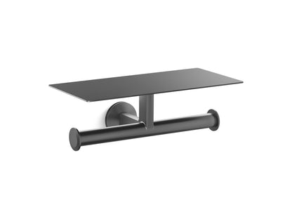 KOHLER Components Covered double toilet paper holder