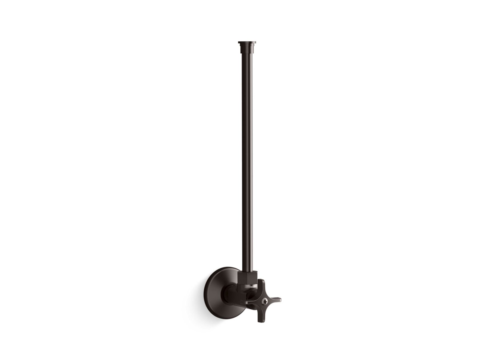 KOHLER 1/2" NPT angle supply with stop with cross handle and annealed vertical tube
