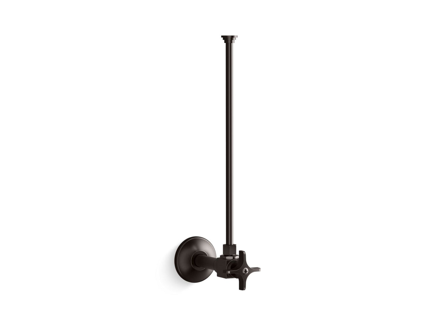 KOHLER 3/8" NPT angle supply with stop and annealed vertical tube