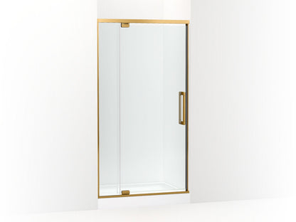 KOHLER K-CA37594-8L Statement 76" H pivot shower door with 5/16"-thick glass