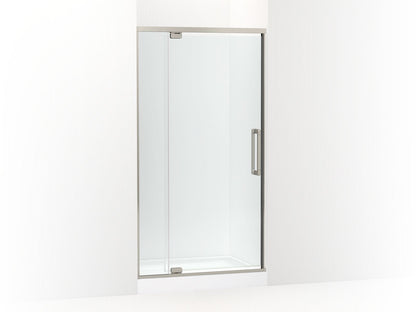 KOHLER K-CA37594-8L Statement 76" H pivot shower door with 5/16"-thick glass