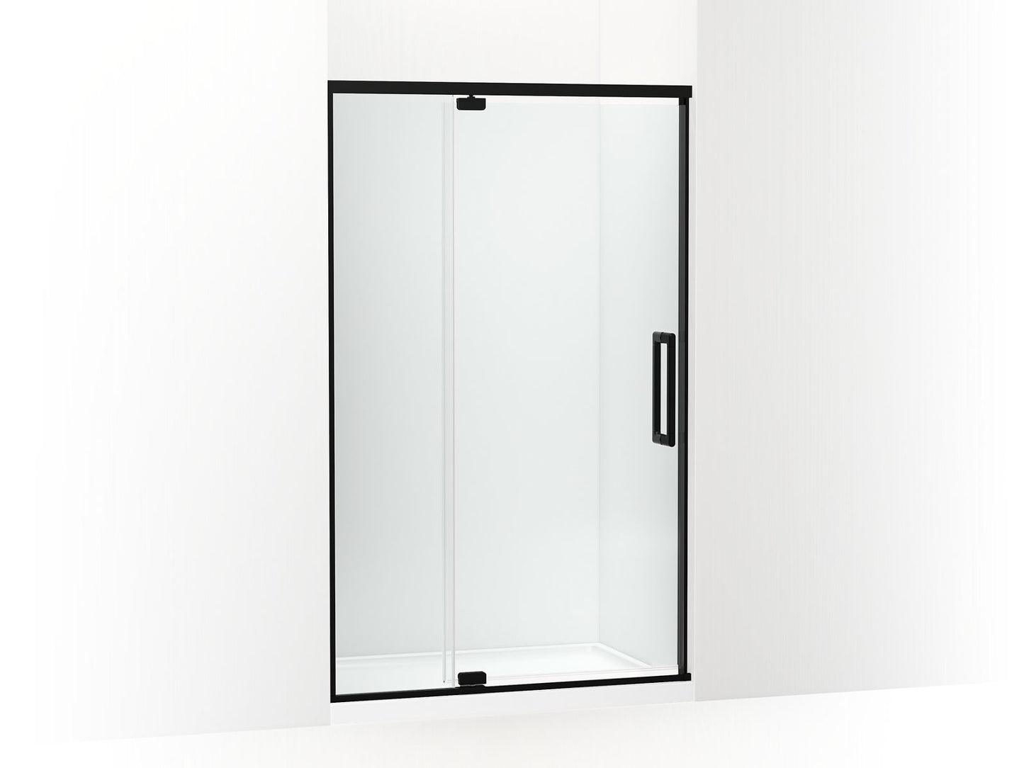 KOHLER K-CA37599-8L Statement 76" H pivot shower door with 5/16"-thick glass