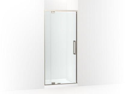 KOHLER K-CA37593-8L Statement 76" H pivot shower door with 5/16"-thick glass