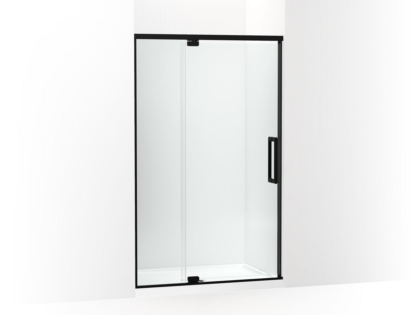 KOHLER K-CA37595-8L Statement 76" H pivot shower door with 5/16"-thick glass