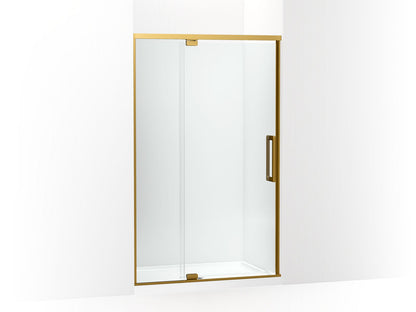 KOHLER K-CA37595-8L Statement 76" H pivot shower door with 5/16"-thick glass