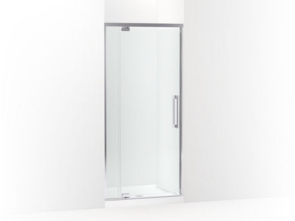 KOHLER K-CA37593-8L Statement 76" H pivot shower door with 5/16"-thick glass