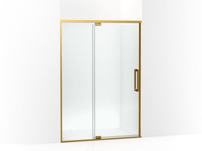 KOHLER K-CA37596-8L Statement 76" H pivot shower door with 5/16"-thick glass