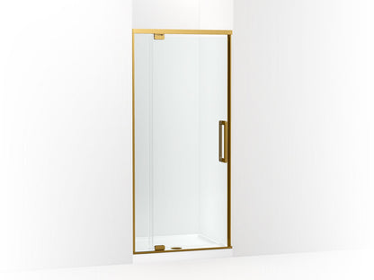 KOHLER K-CA37593-8L Statement 76" H pivot shower door with 5/16"-thick glass