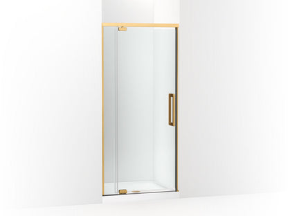 KOHLER K-CA37598-8L Statement 76" H pivot shower door with 5/16"-thick glass