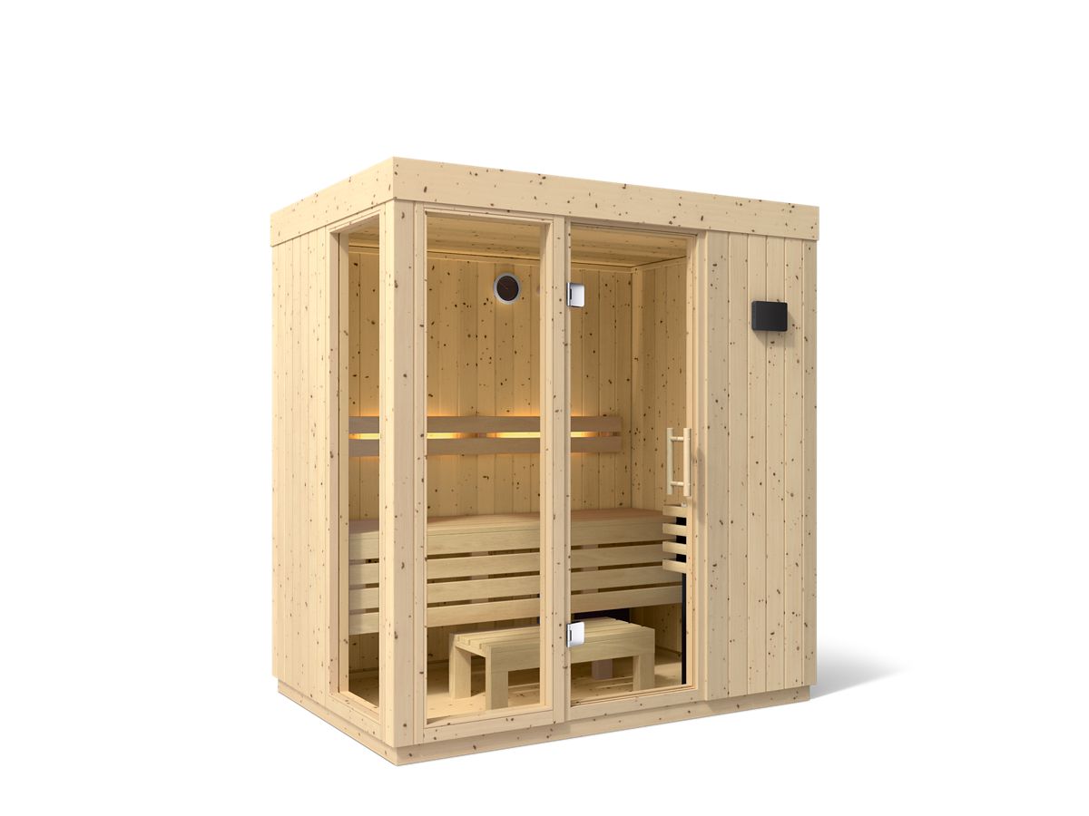 KOHLER K-38441-1FNC C1 Three-person Indoor Sauna with Floor