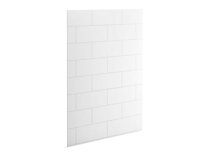 KOHLER K-39438-T07 Stoneridge 96" x 60" shower back wall with large block design