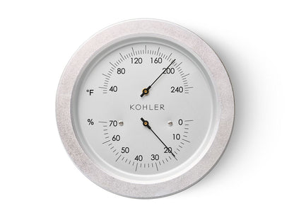KOHLER K-40437 Sauna Thermometer with Hygrometer