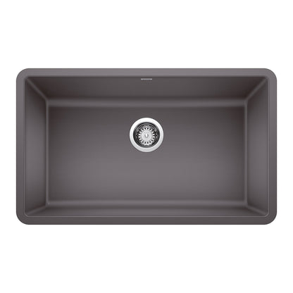 BLANCO 442530 Precis 30" Single Bowl Kitchen Sink - Cinder