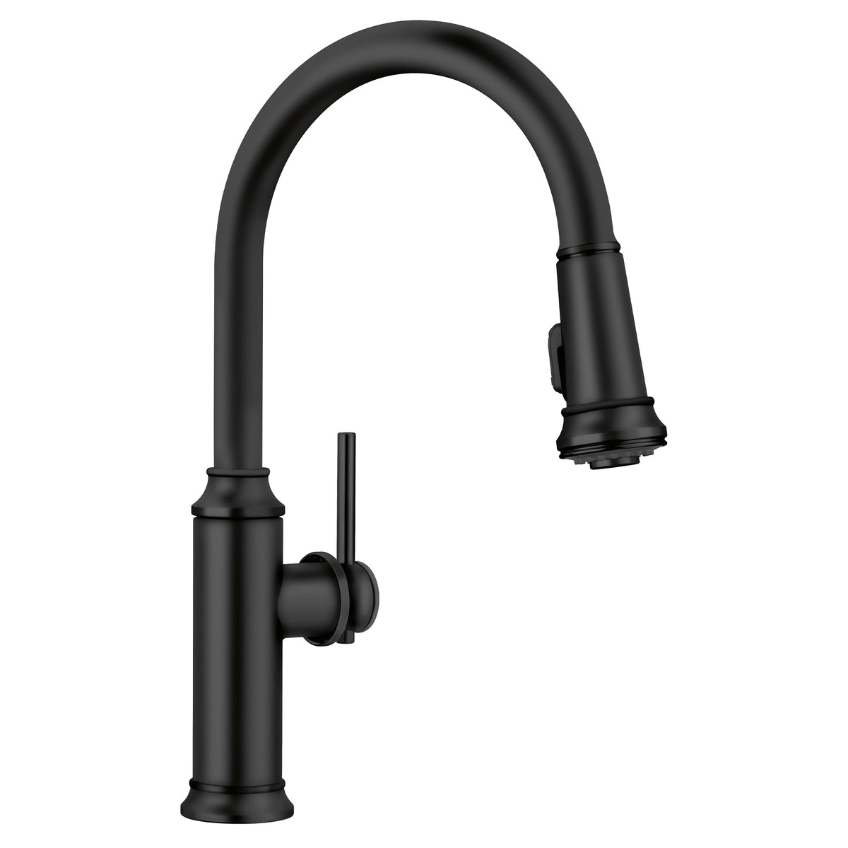 BLANCO 443023 Empressa Pull-Down Kitchen Faucet 1.5 GPM - Matte Black