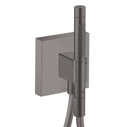 AXOR ShowerSolutions Handshower Holder with Outlet 5" x 5" with Handshower, 1.75 GPM