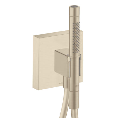 AXOR ShowerSolutions Handshower Holder with Outlet 5" x 5" with Handshower, 1.75 GPM