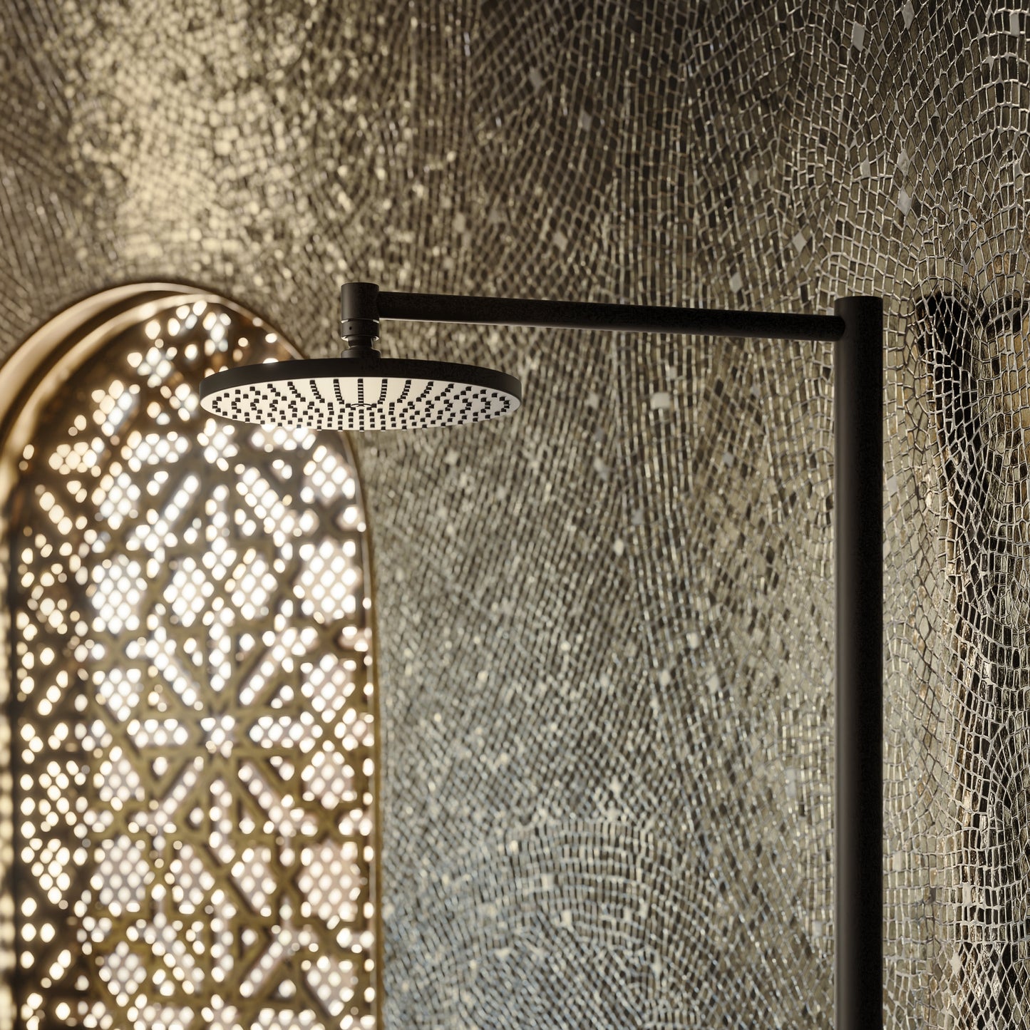 AXOR Starck Showerpipe 240 1-Jet, 1.75 GPM