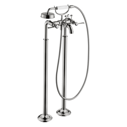 AXOR Montreux 2-Handle Freestanding Tub Filler Trim with Lever Handles and 1.8 GPM Handshower