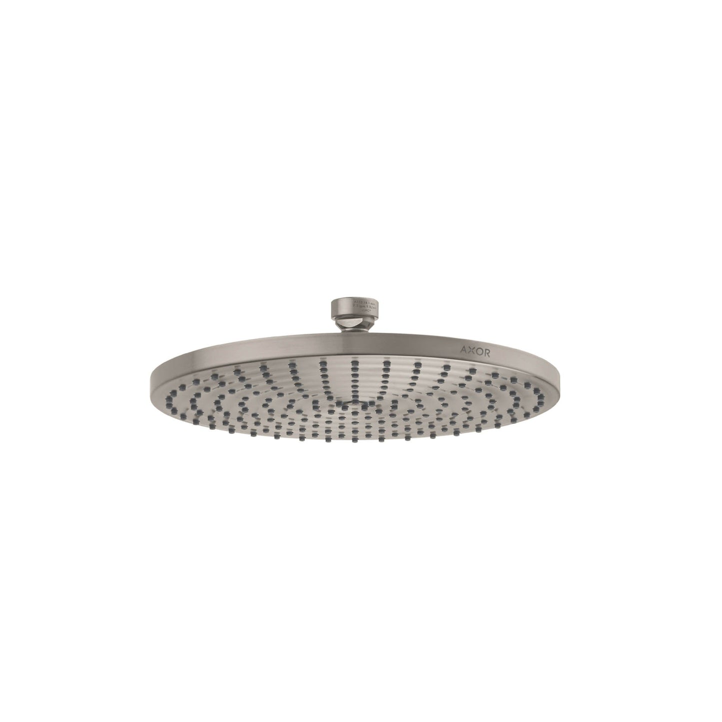AXOR ShowerSolutions Showerhead  240 1-Jet Powder Rain, 2.5 GPM