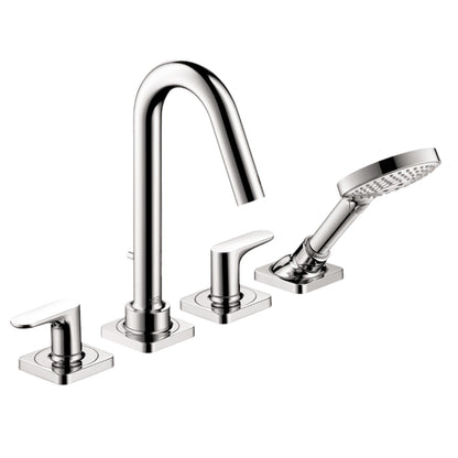 AXOR Citterio M 4-Hole Roman Tub Set Trim with 1.75 GPM Handshower
