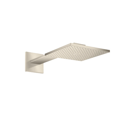 AXOR ShowerSolutions Showerhead 250 Square 2- Jet with Showerarm Trim, 2.5 GPM