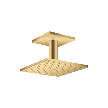 AXOR ShowerSolutions Showerhead 250 Square 2-Jet Ceiling Connection, 2.5 GPM
