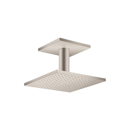 AXOR ShowerSolutions Showerhead 250 Square 2-Jet Ceiling Connection, 2.5 GPM
