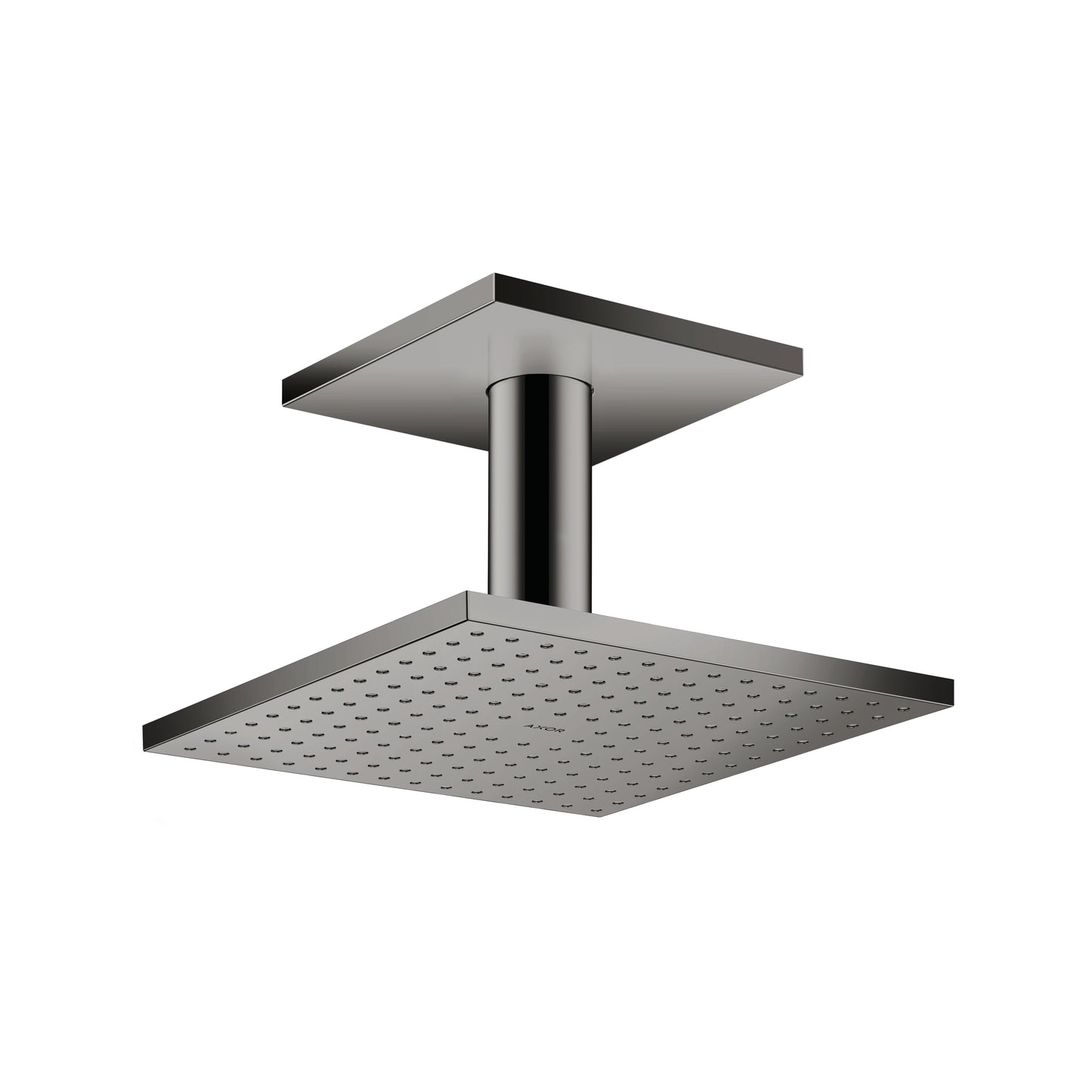 AXOR ShowerSolutions Showerhead 250 Square 2-Jet Ceiling Connection, 2.5 GPM