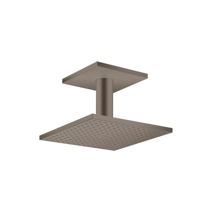 AXOR ShowerSolutions Showerhead 250 Square 2-Jet Ceiling Connection, 1.75 GPM