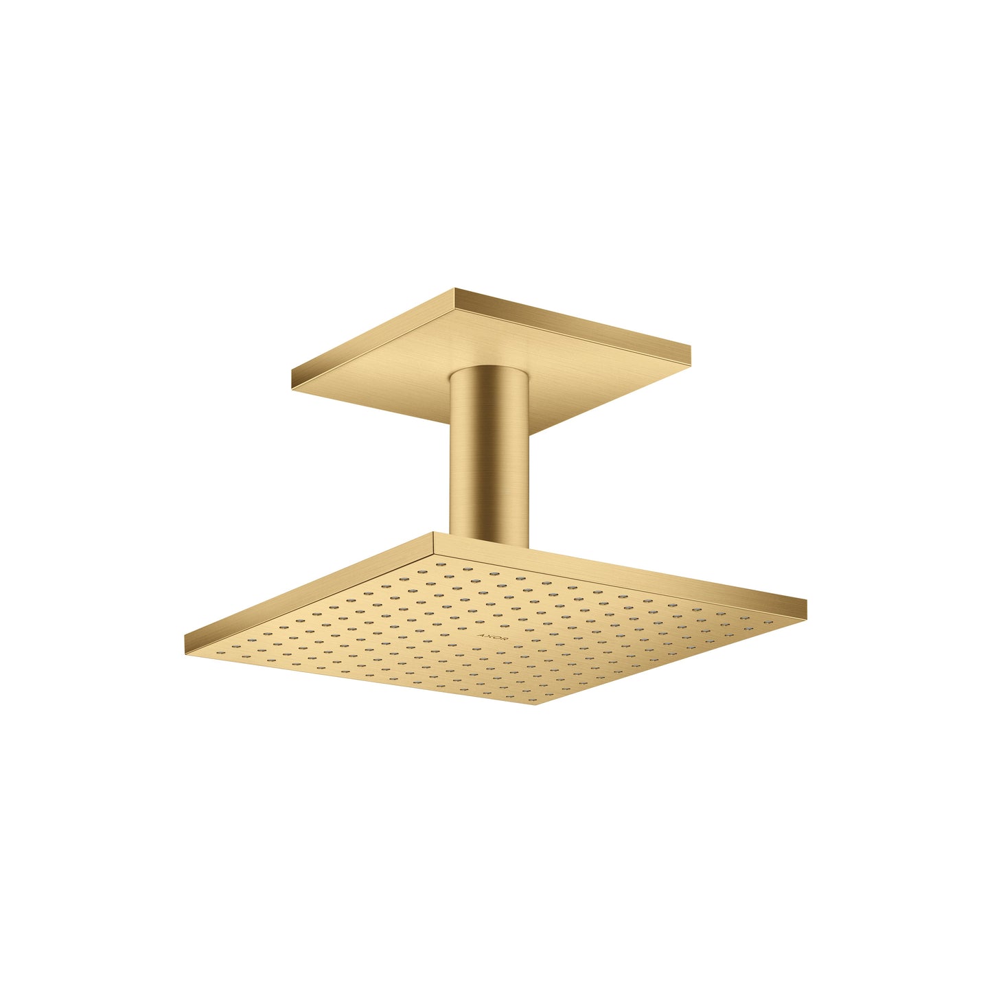 AXOR ShowerSolutions Showerhead 250 Square 2-Jet Ceiling Connection, 1.75 GPM
