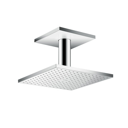 AXOR ShowerSolutions Showerhead 250 Square 2-Jet Ceiling Connection, 1.75 GPM