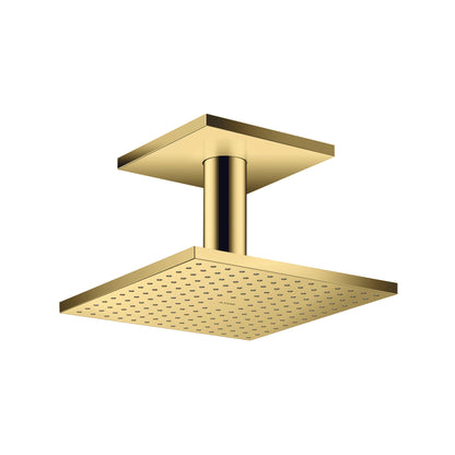 AXOR ShowerSolutions Showerhead 250 Square 2-Jet Ceiling Connection, 1.75 GPM
