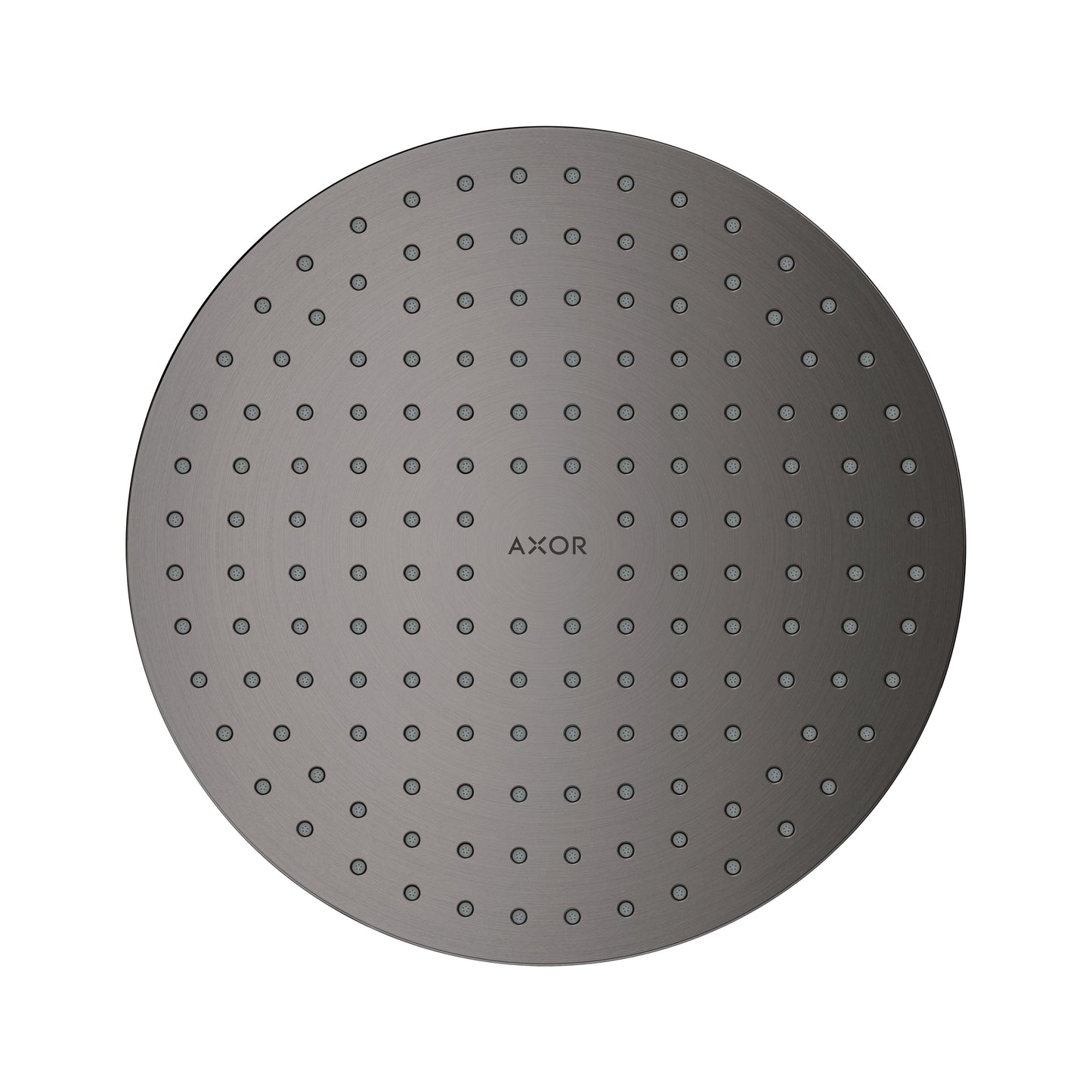 AXOR ShowerSolutions Showerhead 250 2-Jet, 1.75 GPM, brushed black chrome