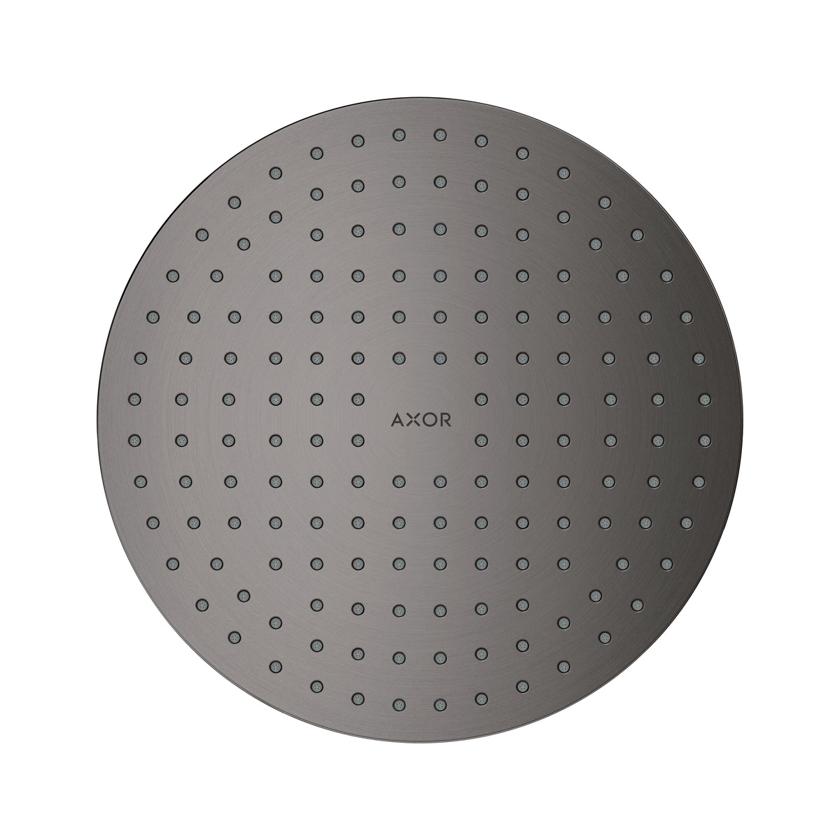 AXOR ShowerSolutions Showerhead 250 2-Jet, 1.75 GPM, brushed black chrome