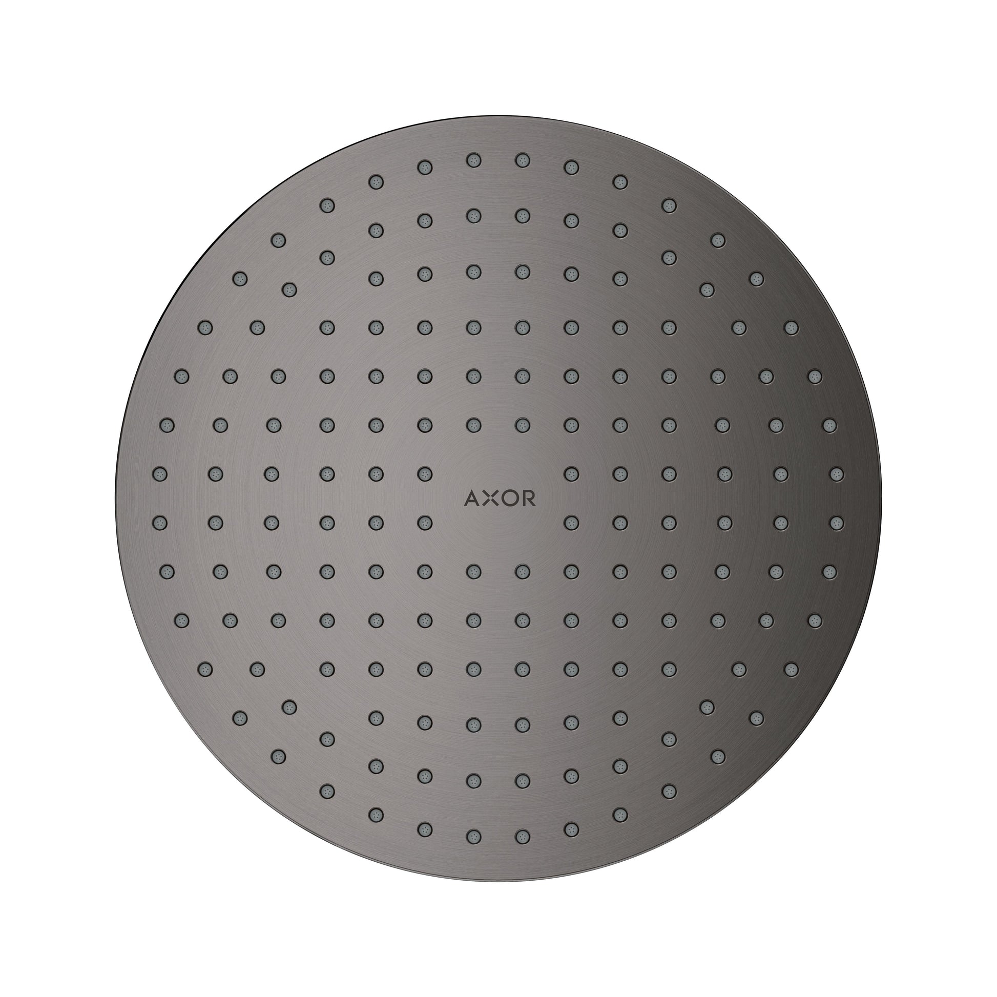 AXOR ShowerSolutions Showerhead 250 2-Jet, 1.75 GPM, brushed black chrome