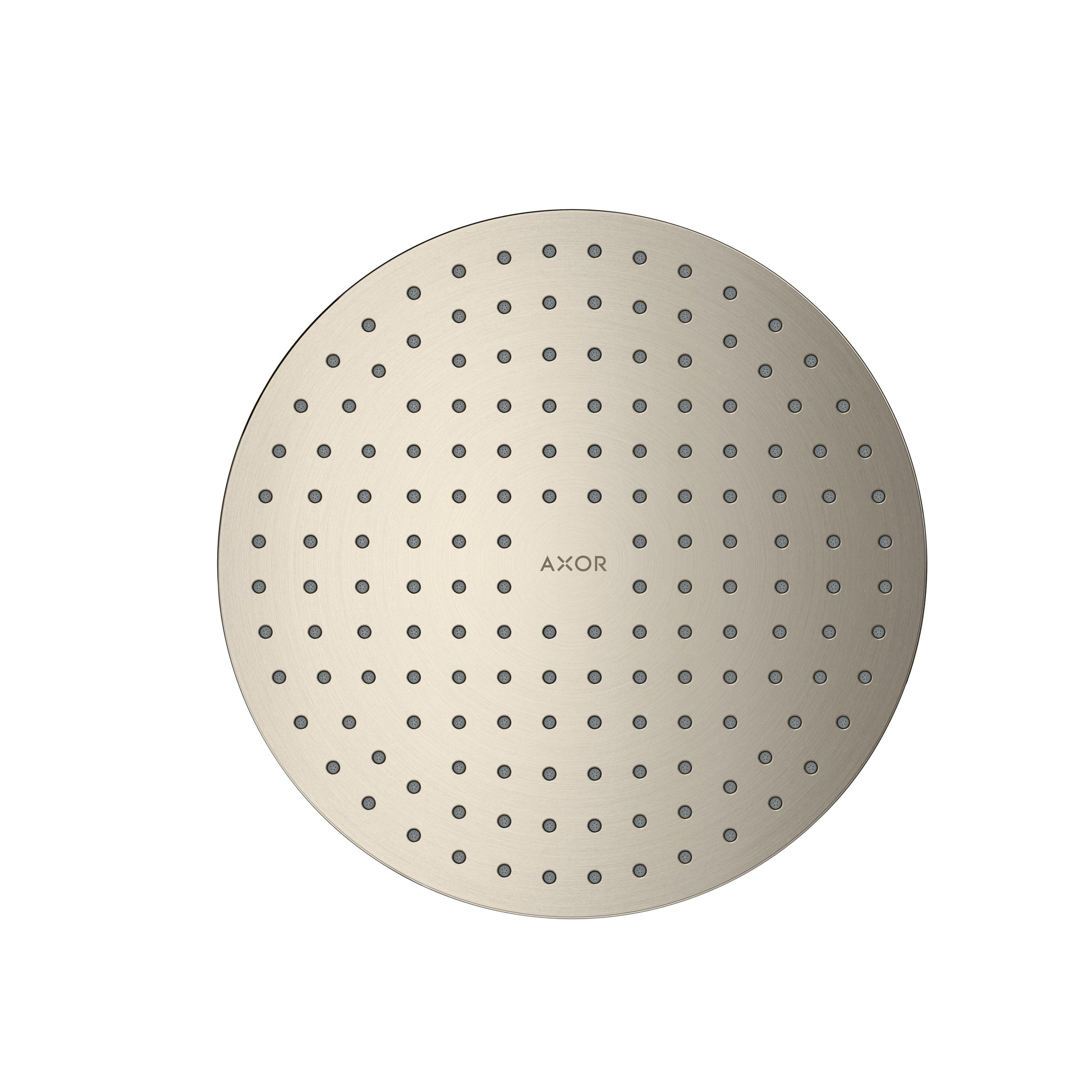 AXOR ShowerSolutions Showerhead 250 2-Jet, 1.75 GPM, brushed nickel