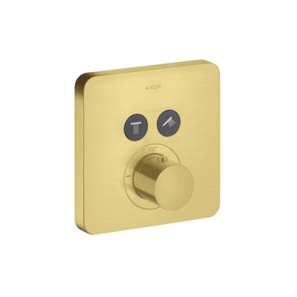 AXOR ShowerSelect Thermostatic Trim SoftCube for 2 Functions